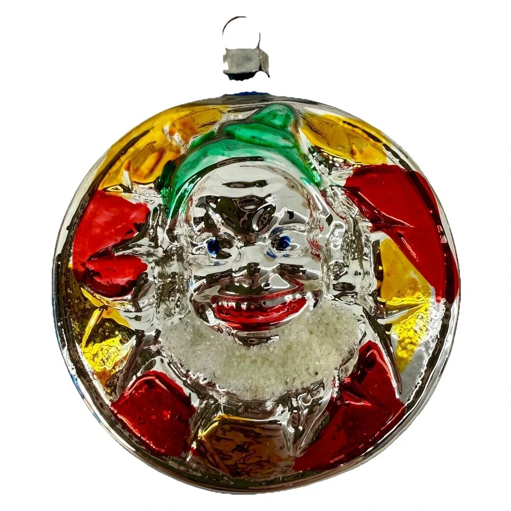 Vintage 3 Inge Glas Collection Christmas Blown Glass Tree Ornaments West Germany